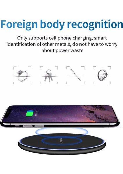 10W Siyah 15W Kablosuz Şarj Cihazı Dock Istasyonu Samsung S23 S22 iPhone 14 13 12 11 Pro Max Xs Xr x 8 Kablosuz Indüksiyon Hızlı Şarj Pedi (Yurt Dışından) modelleri