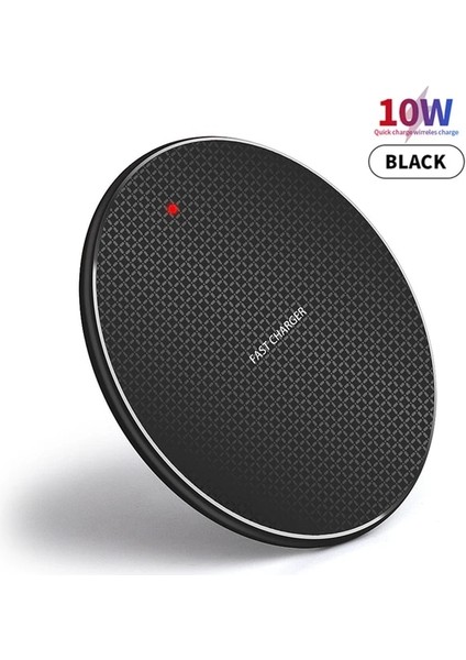 10W Mikro USB Siyah 30W Kablosuz Şarj Cihazı iPhone 14 13 12 11 Pro Xs Max Mini x Xr 8 Indüksiyon Hızlı Kablosuz Şarj Pedi Samsung S23 S22 S21 (Yurt Dışından)