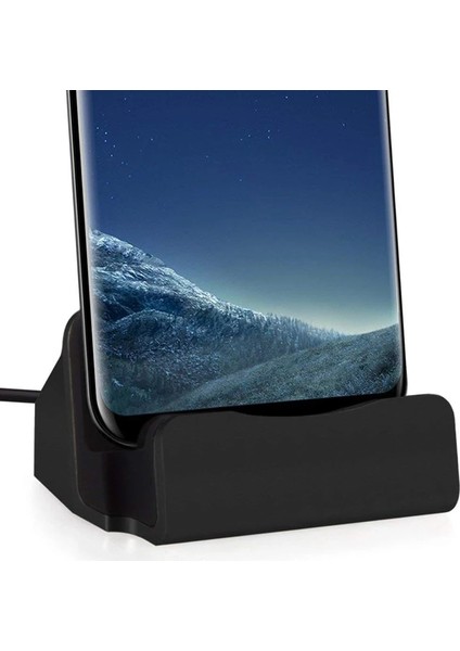 Tip-C Için Altın Tip C Mikro USB Şarj Cihazı iPhone Için Samsung Için Xiaomi Şarj Istasyonu Standı Cep Telefonu Tutucu Masa Üzerinde Chagering Tabanı (Yurt Dışından) fırsatları