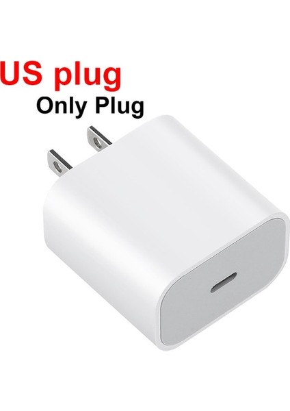 Beyaz Abd, Ab Abd Tak 20W Pd Usb-C Güç Adaptörü Şarj Cihazı Hızlı iPhone Şarj Cihazı 13 12 11 Mini Pro Ipad Google Pixel 6 5 4 3 2 Rog 5 3 2 (Yurt Dışından)