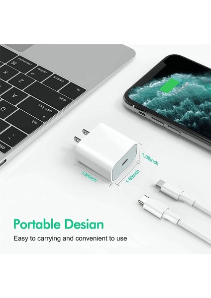 Beyaz Abd, Ab Abd Tak 20W Pd Usb-C Güç Adaptörü Şarj Cihazı Hızlı iPhone Şarj Cihazı 13 12 11 Mini Pro Ipad Google Pixel 6 5 4 3 2 Rog 5 3 2 (Yurt Dışından) fırsatları