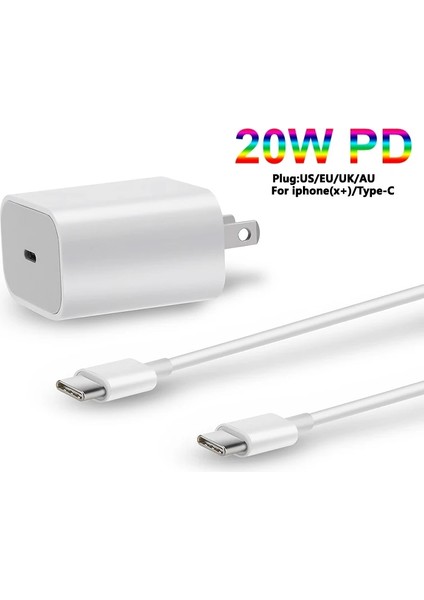 1m C2C Yeni 20W Pd Iphone 13 12 Usb-C C2L Kablo Güç Adaptörü Şarj Cihazı Ingiltere / Abd / Ab Tak Akıllı Telefon Samsung S10 C2C Için Hızlı Şarj Cihazı (Yurt Dışından) fırsatları