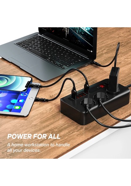 Siyah Qc3.0 Çoklu USB Şarj Hub 3 Ab Çıkışı Güç Şeridi Soketi Hızlı Şarj Masaüstü iPhone Samsung Dizüstü Bilgisayar Için Hızlı Şarj Istasyonu (Yurt Dışından) indirimleri