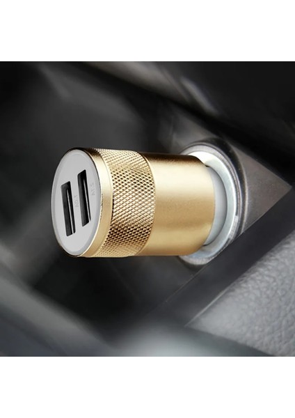 Gümüş Rainwayer Çift USB Araç Şarj Cihazı 3.1A Hızlı Şarj Çakmak Evrensel Akıllı Şarj Soketi Adaptörü Tablet Telefon Şarj Cihazı (Yurt Dışından) fırsatları