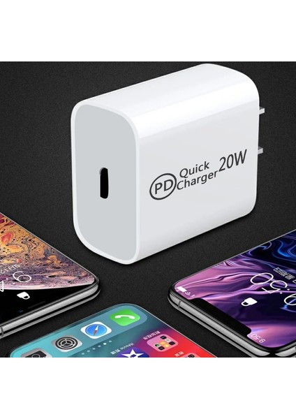 Au Fişli USB C Duvar Şarj Cihazı, 20W Hızlı Şarj Bloğu, Pd Bağlantı Noktası Çift 20W, iPhone 13/12 Pro Max Için Güç Adaptörü, Galaxy S21 Xiaomi (Yurt Dışından) indirimleri
