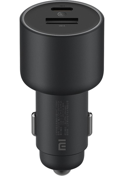 Xiaomi Araç Şarj Cihazı Xiaomi Mi Araç Şarj Cihazı 100W Max 1A1C Hızlı Şarj Çift Bağlantı Noktalı Usb-A Usb-C Akıllı Cihaz Işık Efekti Ekranıyla Tamamen Uyumlu (Yurt Dışından) fırsatları