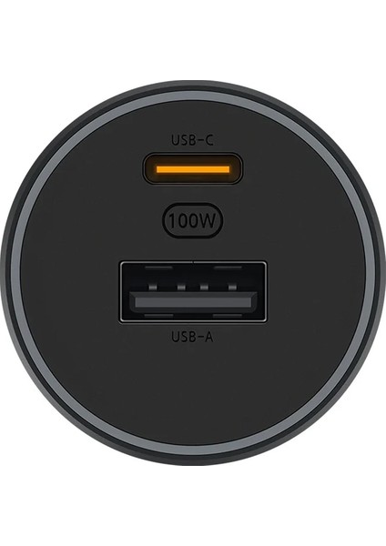Xiaomi Araç Şarj Cihazı Xiaomi Mi Araç Şarj Cihazı 100W Max 1A1C Hızlı Şarj Çift Bağlantı Noktalı Usb-A Usb-C Akıllı Cihaz Işık Efekti Ekranıyla Tamamen Uyumlu (Yurt Dışından) indirimleri