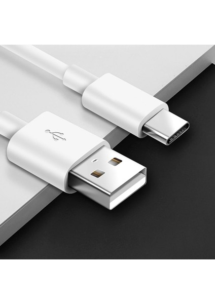 C Tipi Kablo Beyaz Araba Şarjı Hızlı Şarj Tipi C USB Telefon Şarj Kablosu Için Huawei P30 P20 Pro Lite Mate 20 Pro 20X Honor 10 20 Lite Araç Şarj Cihazı (Yurt Dışından) modelleri