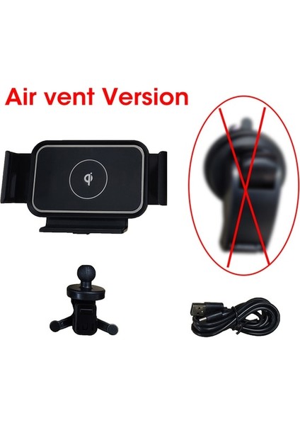 Airvent Sürümü 30W Araç Kablosuz Şarj Cihazı Katlanır Ekran Çift Bobin Qi Hızlı Telefon Tutucu Montaj Şarj Istasyonu Samsung Galaxy Fold 4 3 2 IPhone (Yurt Dışından)