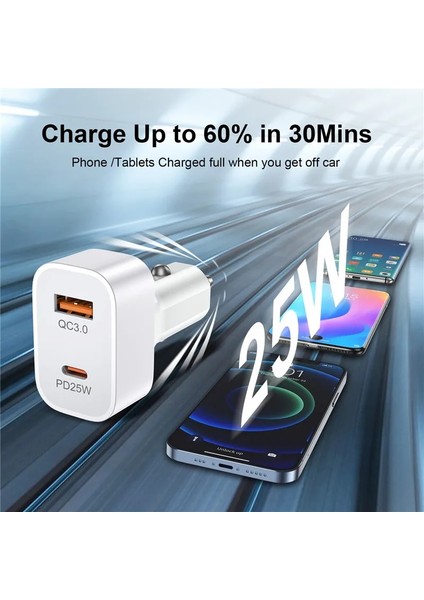 Siyah B Uslıon Pd 25W USB Araç Şarj Cihazı Hızlı Şarj Qc 3.0 Dijital Ekran Araç Şarjı iPhone 14 Xiaomi Huawei Telefon Şarj Cihazı Arabada (Yurt Dışından) modelleri