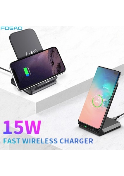 10W Mikro USB Fdgao 15W Kablosuz Şarj Standı iPhone 14 13 12 11 Pro Xr 8 Tip C USB Kablosu Hızlı Şarj Istasyonu Samsung S22 S21 S20 (Yurt Dışından) indirimleri