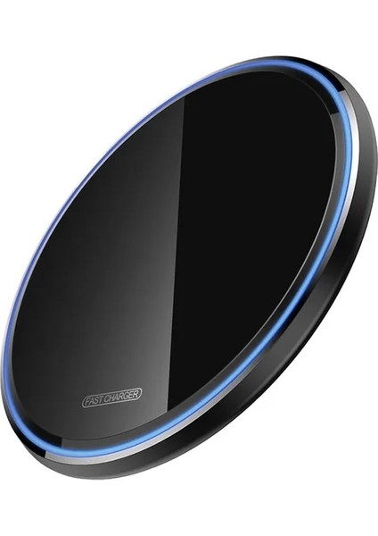Siyah Fdgao 15W Hızlı Kablosuz Şarj Cihazı iPhone 14 13 12 11 Pro 8 x Xr Xs Hızlı Şarj Pedi Samsung S21 S20 S10 Xiaomi Mi 10 9 (Yurt Dışından)