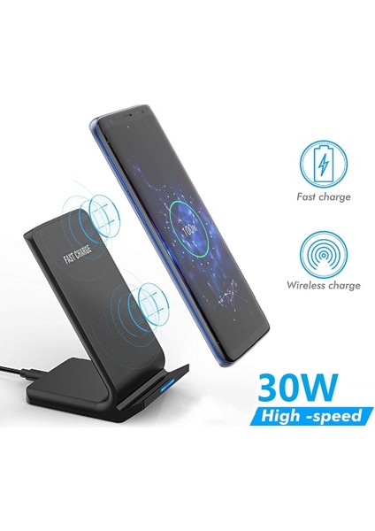 10W Max 30W Kablosuz Şarj Standı Samsung S22 S21 Telefon Tutucu Hızlı Şarj Standı Istasyonu iPhone 14 13 12 11 Pro Max Xr x 8 (Yurt Dışından) fırsatları