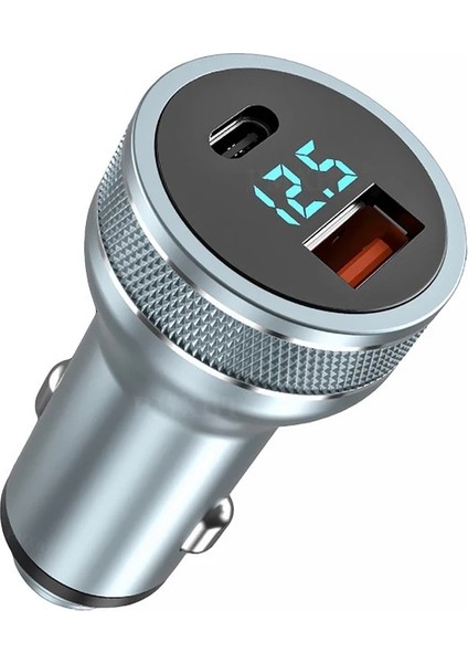 Tip 2 36W USB Tip C Araç Şarj Cihazı Qc 3.0 Hızlı Şarj Pd Adaptörü iPhone 13 Pro Max Xiaomi Mi 11 Samsung Cep Telefonu Arabada Şarj Cihazı (Yurt Dışından)