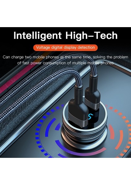 Tip 2 36W USB Tip C Araç Şarj Cihazı Qc 3.0 Hızlı Şarj Pd Adaptörü iPhone 13 Pro Max Xiaomi Mi 11 Samsung Cep Telefonu Arabada Şarj Cihazı (Yurt Dışından) indirimleri