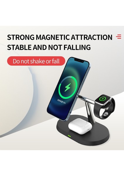 Samsung Kullanıcıları Için 100W 3 In 1 Manyetik Kablosuz Şarj Standı iPhone Samsung S22 S21 Ultra Galaxy Izle 5 Aktif 2 Hızlı Şarj Istasyonu (Yurt Dışından) fırsatları