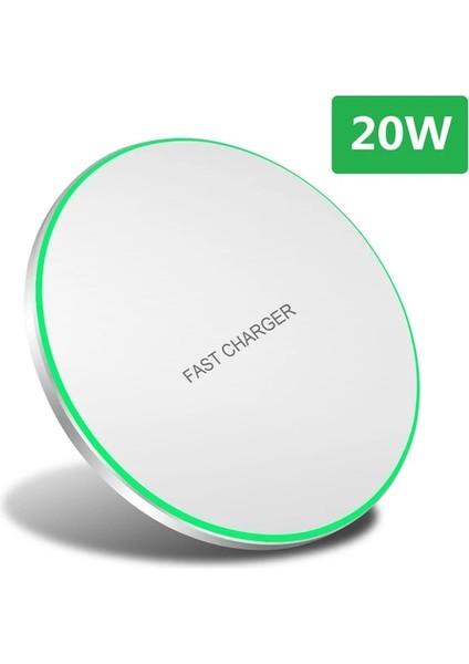 20W Beyaz Fdgao 30W Indüksiyon Kablosuz Şarj Cihazları iPhone 12 11 Pro x Xs Max Xr 8 Samsung S21 S20 Xiaomi 11 10 Hızlı Şarj Istasyonu (Yurt Dışından)