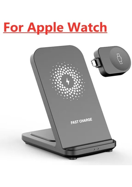 X20-B Apple 100W 3'ü 1 Arada Kablosuz Şarj Cihazı iPhone 11 12 13 14 Samsung S22 S21 Galaxy Apple Watch Için Hızlı Şarj Dock Istasyonu Standı 8 7 6 (Yurt Dışından)