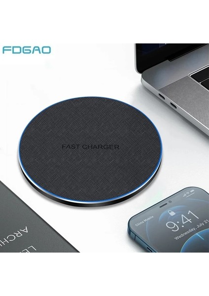 15W 30W Hızlı Kablosuz Şarj Cihazı iPhone 13 12 11 Pro x Xs Max Xr 8 Usb-C Hızlı Şarj Pedi Samsung S21 S20 S10 Not 10 20 (Yurt Dışından) fırsatları