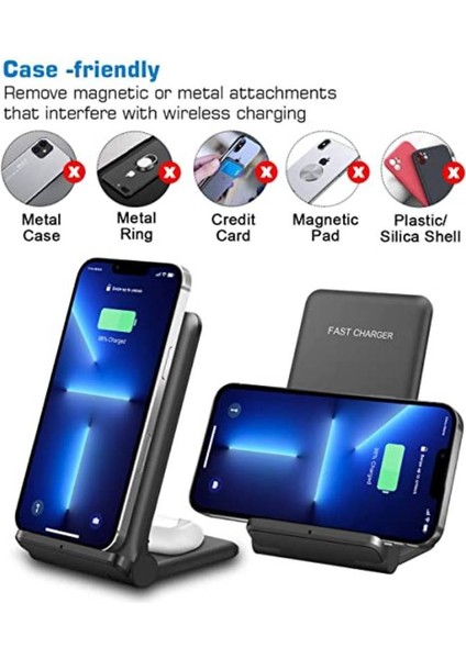 Beyaz 20W 2 In 1 Hızlı Kablosuz Şarj Cihazı iPhone 14 13 Pro Max 12 11 Xs Xr Kablosuz Şarj Standı Samsung S22 S21 Xiaomi 12 (Yurt Dışından) fırsatları