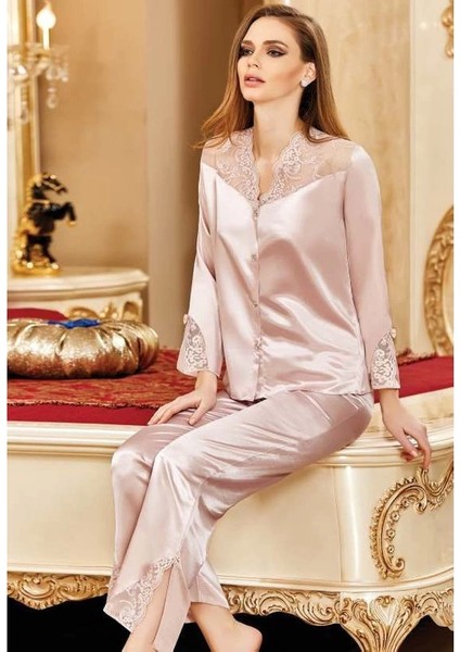 Nurteks 5692 Saten Pijama Takımı