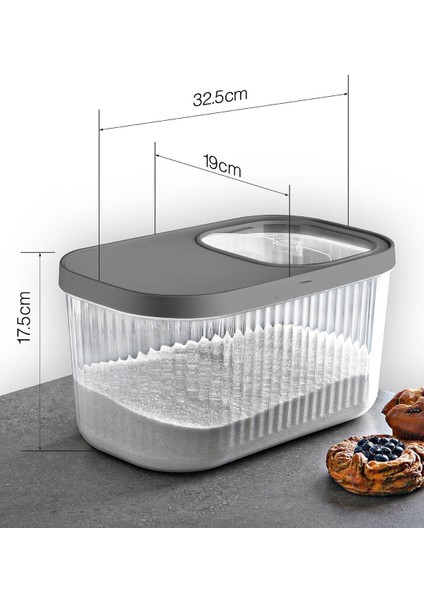Multi Box Çok Amaçlı Kapaklı Saklama Kabı 7.5 Lt 17,5X32,5X19 cm