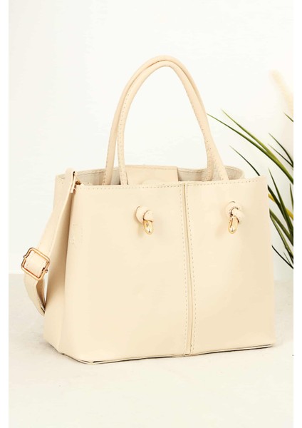 London Ince Askılı Düğme Detaylı Kadın Omuz Çantası BP-4752O