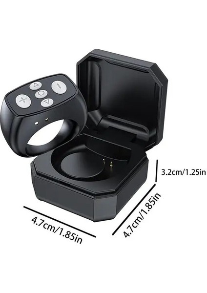 Siyah Sayfa Çevirici |kısa Video Uygulaması Blue Tooth Uzaktan Kumanda Sayfası Çevirici |kamera Video Kaydı Uzaktan Video Kaydırma Denetleyicisi F (Yurt Dışından)