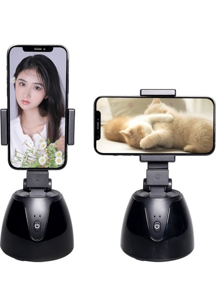 Turuncu 360 Otomatik Yüz Takip Kamera Gimbal Sabitleyici Selfie Sopa Akıllı Çekim Tripod Nesne Takip Tutucu Cep Telefonu Canlı (Yurt Dışından) fırsatları