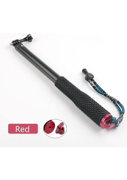 43 Inç Kırmızı 43IN Alüminyum Dalış Monopod Gopro Hero 6 5 7 8 9 10 Siyah Tripod Oturumu Sjcam Sj7 Eylem Kamera Selfie Sopa Go Pro (Yurt Dışından)