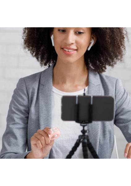 Beyaz Parmak Ucu Denetleyicisi Mavi Diş ile Uyumlu Kısa Video Uygulaması Için Video Sayfası Döndürücü Uzaktan Kumanda Video Selfie Telefon Denetleyicisi (Yurt Dışından) fiyatları