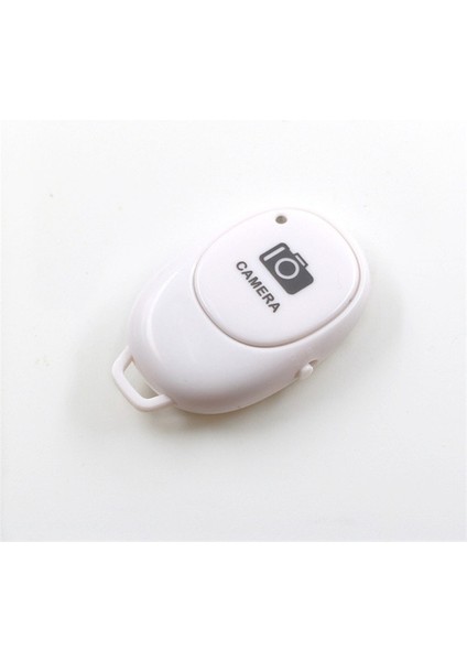 Beyaz Mini Kablosuz Bluetooth Selfie Uzaktan Deklanşör Kontrolü Monopod Için Kamera Deklanşör Düğmesi Akıllı Telefon Için Bluetooth Uzaktan (Yurt Dışından)
