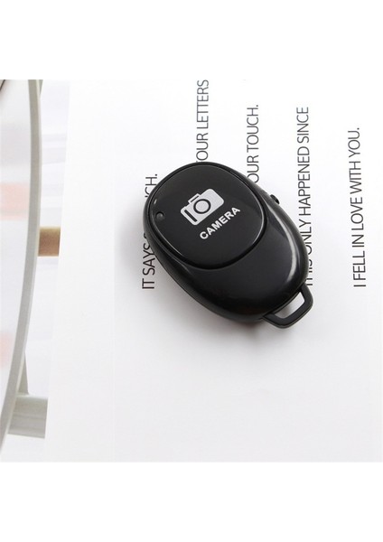 Beyaz Mini Kablosuz Bluetooth Selfie Uzaktan Deklanşör Kontrolü Monopod Için Kamera Deklanşör Düğmesi Akıllı Telefon Için Bluetooth Uzaktan (Yurt Dışından)