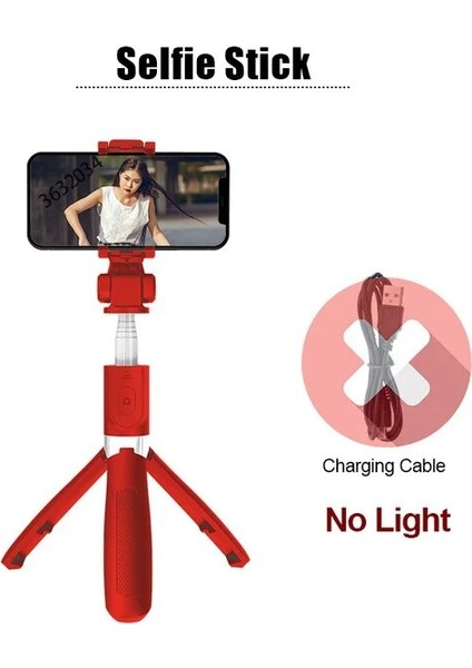 Kırmızı Işık Yok 2022 Yeni Kablosuz Bluetooth Selfie Çubuğu Selfie Halka Işık Fotoğraf Canlı Video Akışı Için Lambanın LED Jantı Orijinal (Yurt Dışından)