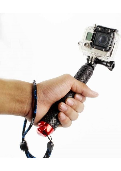 Altın Uzatılabilir Selfie Sopa Gopro Hero Xiaomi Yi Sualtı Monopod Tripod Tutucu Gopro 3 +/4/3/5 SJ4000 Spor Kamera (Yurt Dışından) fiyatları