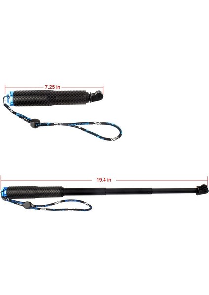 Altın Uzatılabilir Selfie Sopa Gopro Hero Xiaomi Yi Sualtı Monopod Tripod Tutucu Gopro 3 +/4/3/5 SJ4000 Spor Kamera (Yurt Dışından) fırsatları