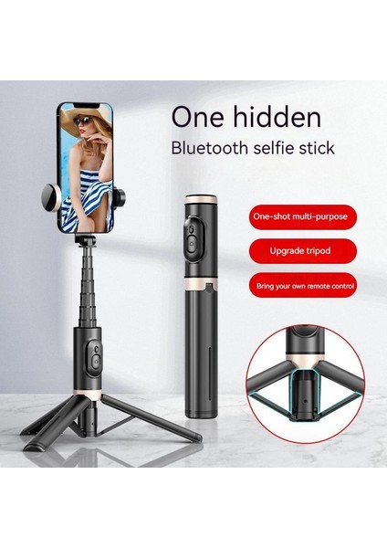 Q12S Açık Siyah Sarsıntı Önleyici Gimbal Selfie Çubuğu Katlanır Tutucu Tripod El Sabitleyici Bluetooth Uzaktan Kumanda Akıllı Telefon Gimbal iPhone Için (Yurt Dışından) modelleri