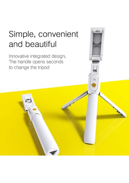Siyah Belk 3 In 1 Kablosuz Bluetooth Selfie Sopa Deklanşör ile Uzaktan Tripod Telefon Monopod iPhone Huawei Samsung Xiaomi (Yurt Dışından)