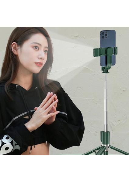 Beyaz Kullanışlı 360 Derece Dönme Uygun Kararlı Yük Taşıma Bluetooth Uyumlu 4.0 Cep Telefonu Tripod Dış Mekan Kaynağı (Yurt Dışından) fiyatları