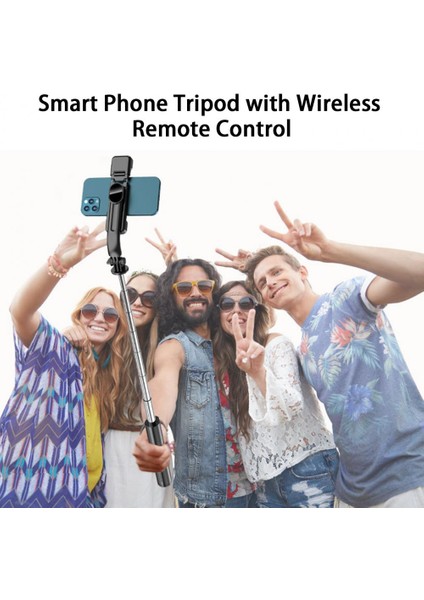 Siyah Güçlü Evrensel Selfie Çubuğu Çift Dolgu Işıkları Bluetooth Uyumlu Uzaktan Fotoğraf Sahne ile Cep Telefonu Selfie Tripod (Yurt Dışından)