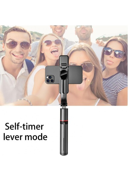 Siyah Güçlü Evrensel Selfie Çubuğu Çift Dolgu Işıkları Bluetooth Uyumlu Uzaktan Fotoğraf Sahne ile Cep Telefonu Selfie Tripod (Yurt Dışından)