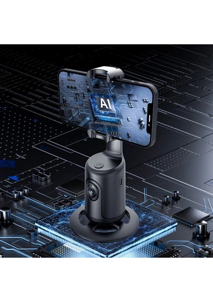 CZZJ02 Wihte Akıllı Çekim Selfie Çubuğu 360 Derece Takip Gimbal Sabitleyici Cep Telefonu Braketi Tiktok Canlı Fotoğrafçılık Için Yüz Takip (Yurt Dışından) modelleri