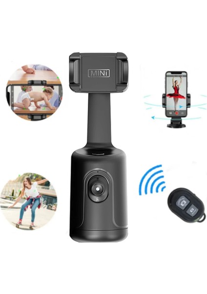 CZZJ02 Wihte Akıllı Çekim Selfie Çubuğu 360 Derece Takip Gimbal Sabitleyici Cep Telefonu Braketi Tiktok Canlı Fotoğrafçılık Için Yüz Takip (Yurt Dışından) indirimleri