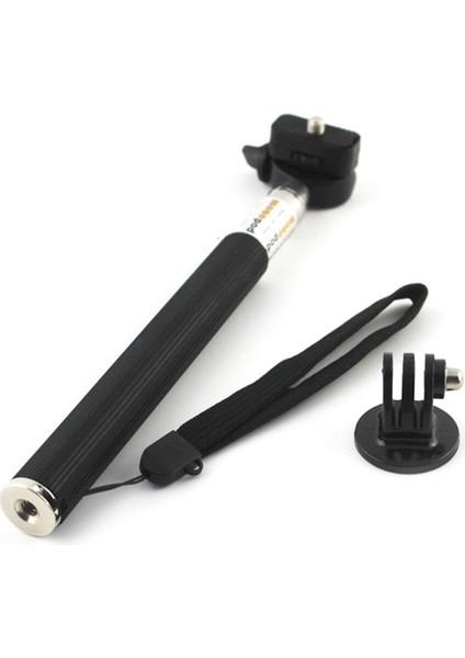 Siyah Ootdty Selfie Kutup Sopa Monopod Tutucu Uzatılabilir El Gopro Hero 3 4 SJ4000 X-48-1 (Yurt Dışından) indirimleri