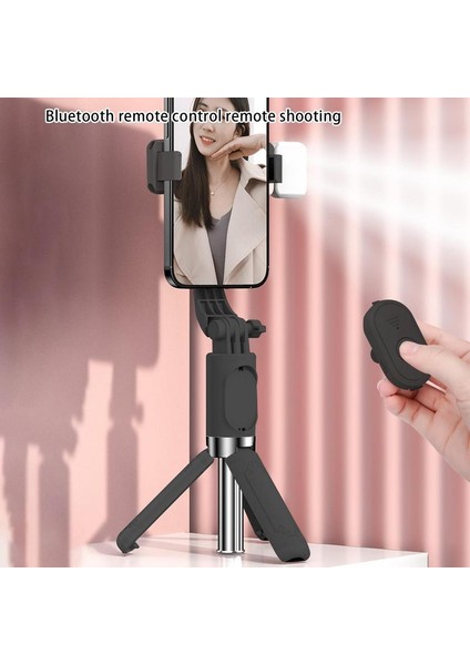 Tripod Selfie Çubuğu Ayarlanabilir Canlı Yayın Tripod Taşınabilir Cep Telefonu Standı Yatay ve Dikey Arasında Dolgu Işığı Anahtarı (Yurt Dışından) fiyatları