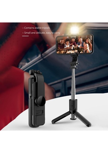 Beyaz Işıklı Katlanabilir Mini Tripod Alüminyum Alaşımlı Mini Selfie Çubuğu Mini Esnek Tripod Dolgu Işığı Deklanşörlü Uzaktan Kumanda Ios Android Için (Yurt Dışından) indirimleri
