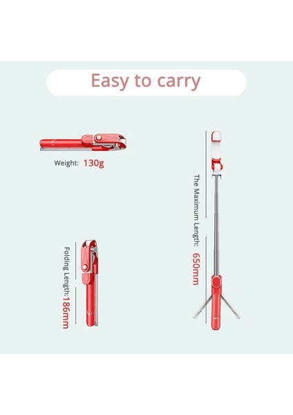 Siyah Selfie Çubuğu Dolgu Işığı ile Taşınabilir Uzatılabilir Selfie Çubuğu Tripod Uzaktan Kumandalı Standı iPhone Akıllı Telefonlar Için Açık Hava Canlı (Yurt Dışından) fırsatları