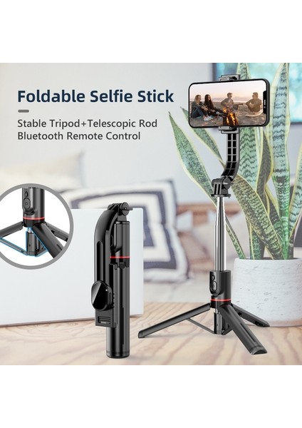 L13 Siyah L13 1130MM Genişletilmiş Sürüm Kablosuz Bluetooth Selfie Sopa Katlanabilir Tripod Uzaktan Deklanşör ile Android Ios 2022 Için Son Sıcak (Yurt Dışından) modelleri