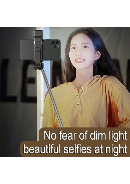 LED Pembe Telefon Selfie Çubuğu ile LED Tripod Işık Lambası Mobil Hücre Tutucu Standı Akıllı Telefon Bluetooth Monopod Teleskopik Kutup Fotoğraf (Yurt Dışından) indirimleri