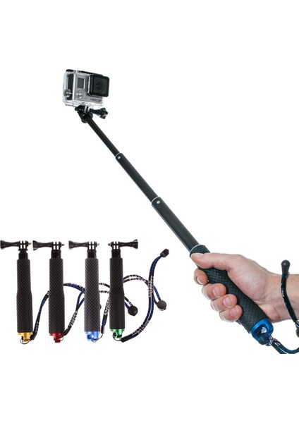 Altın Uzatılabilir Go Pro Sopa Için El Palo Gopro Selfie Çubukları Monopod Gopro Hero Için 5 4 6 7 3 + 3 2 1 SJ4000 Xiaomi Yi Için (Yurt Dışından)